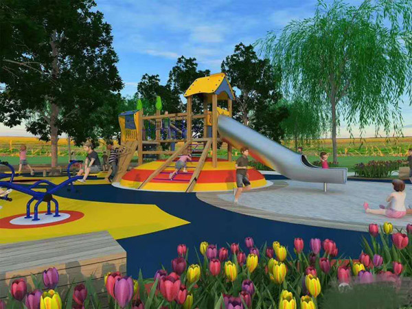 小區(qū)無動力滑梯